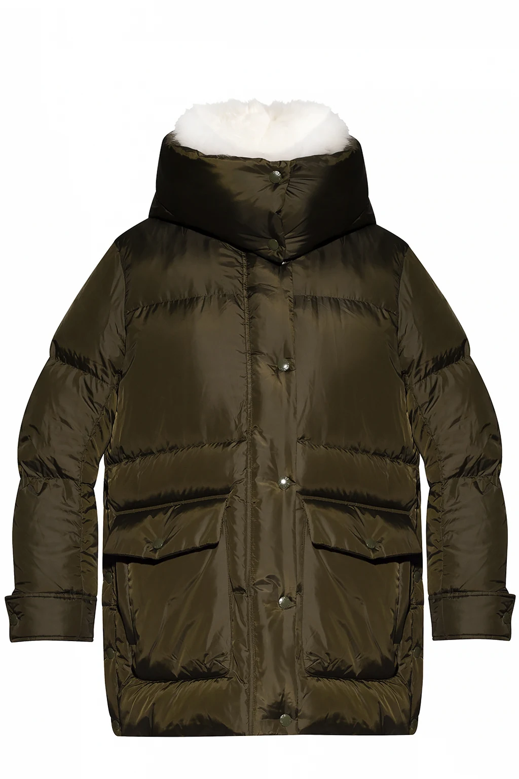 Puchowa kurtka typu ‘oversize’