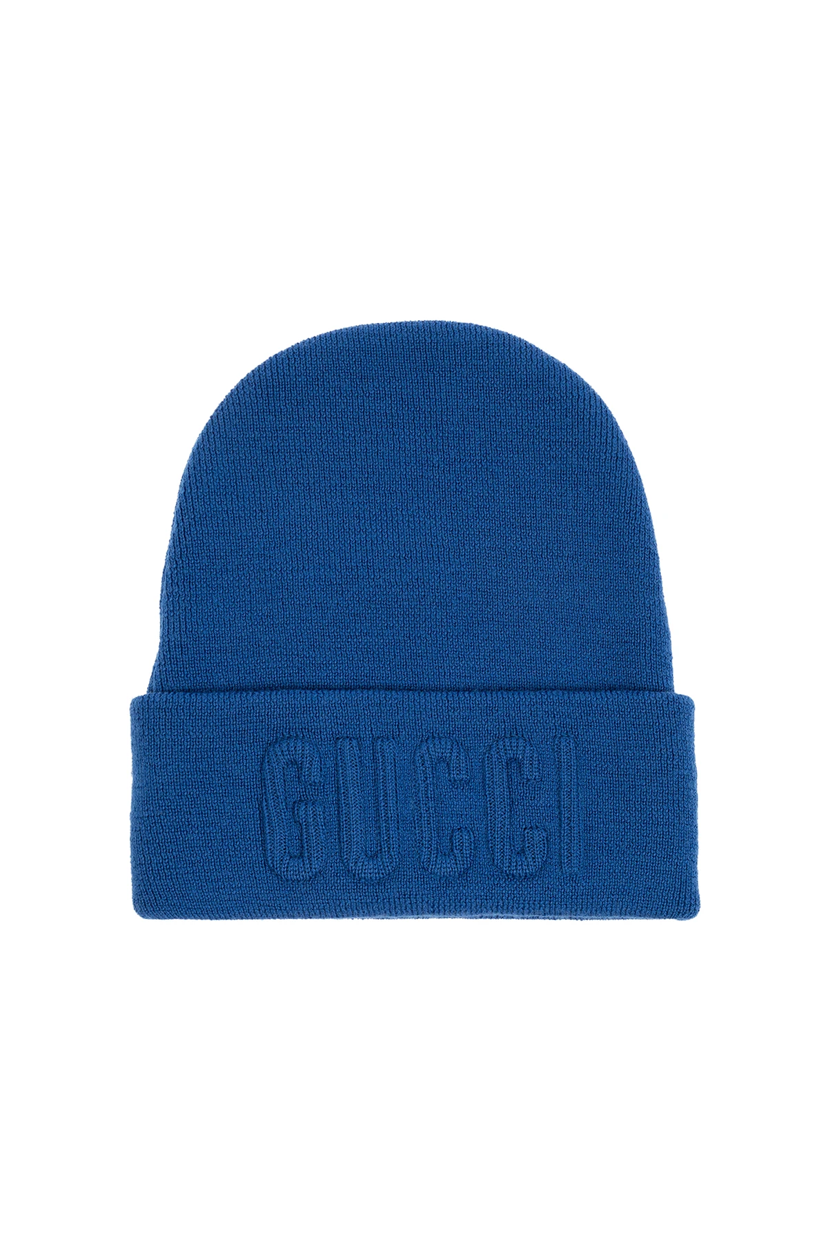 Wool beanie with logo