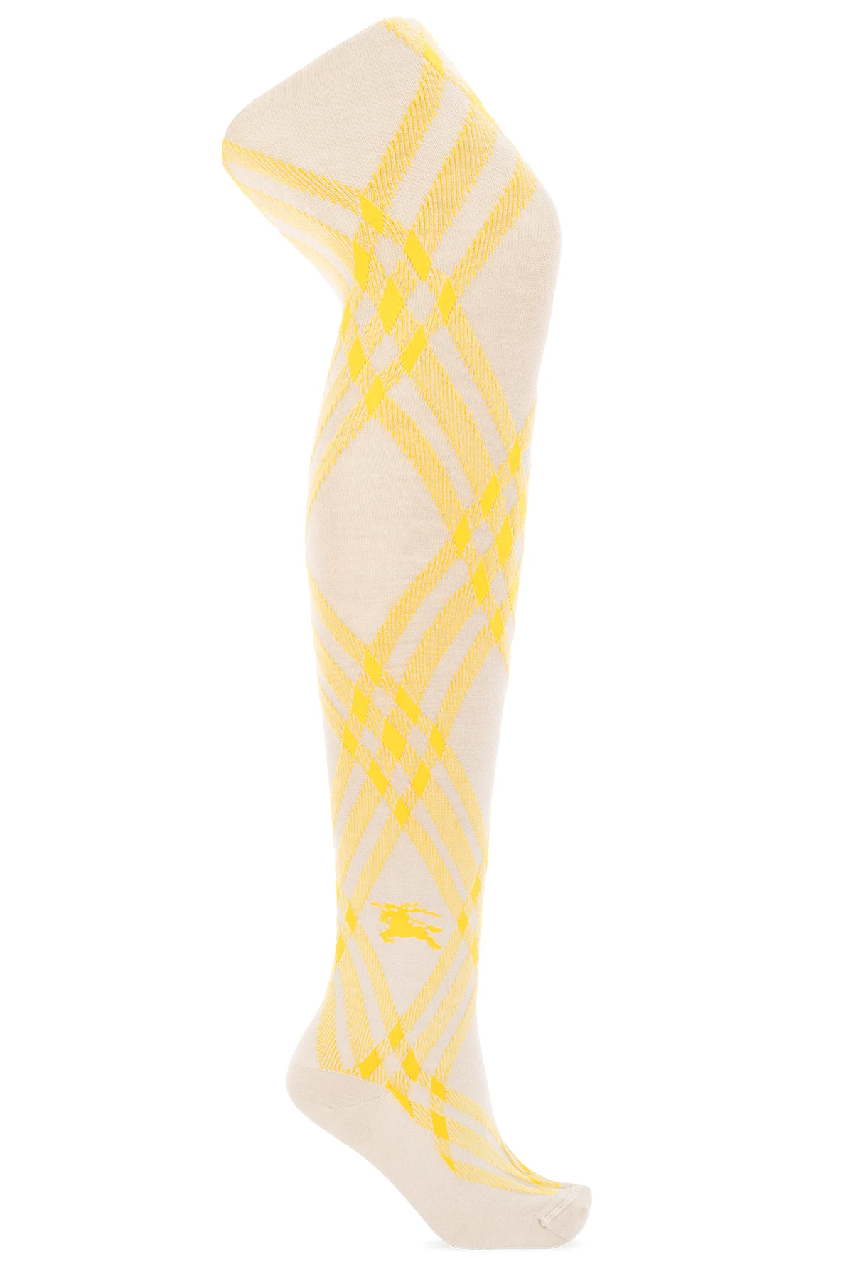 Checked tights