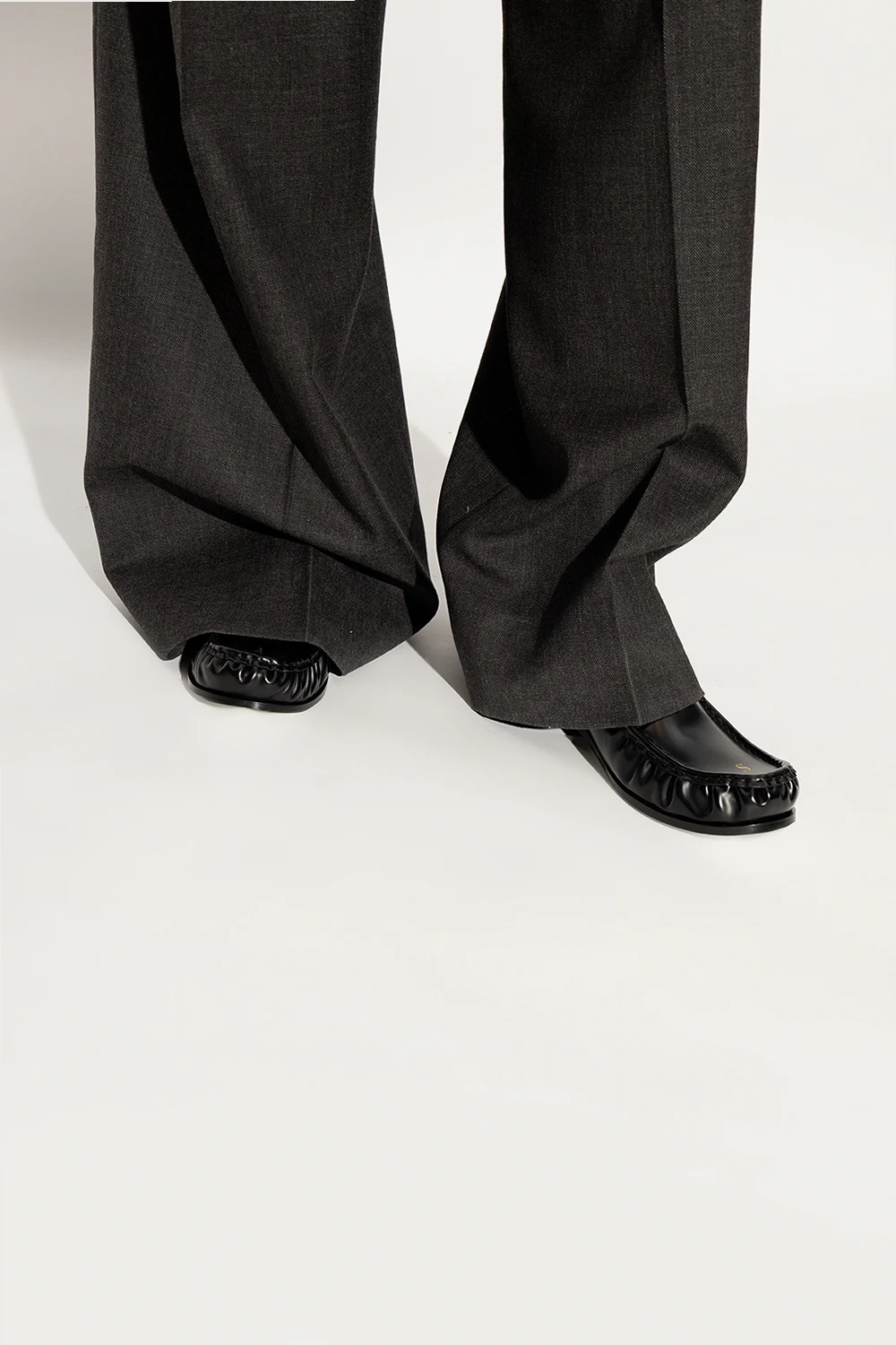 Leather loafers