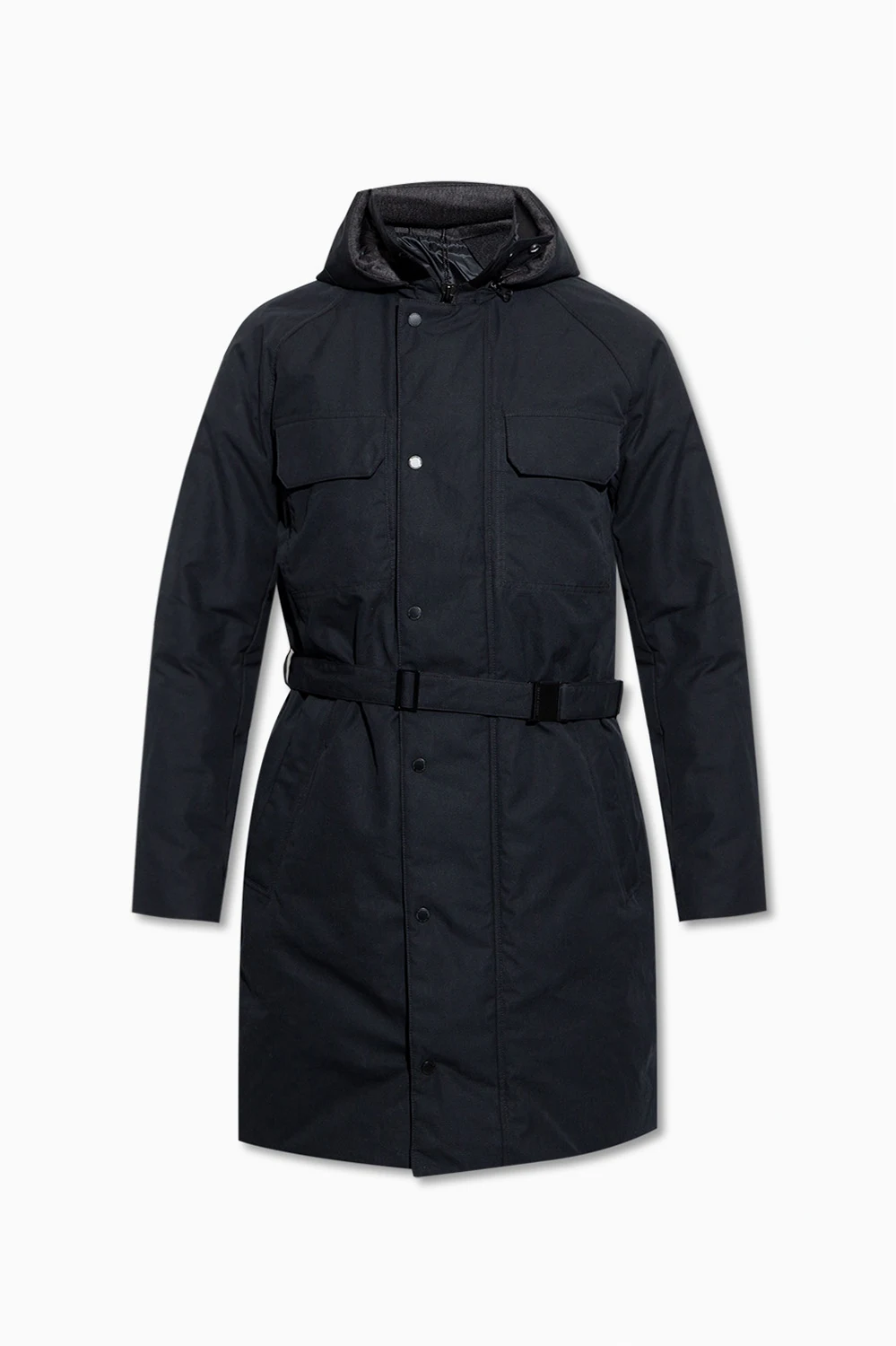 Jacket with detachable hood