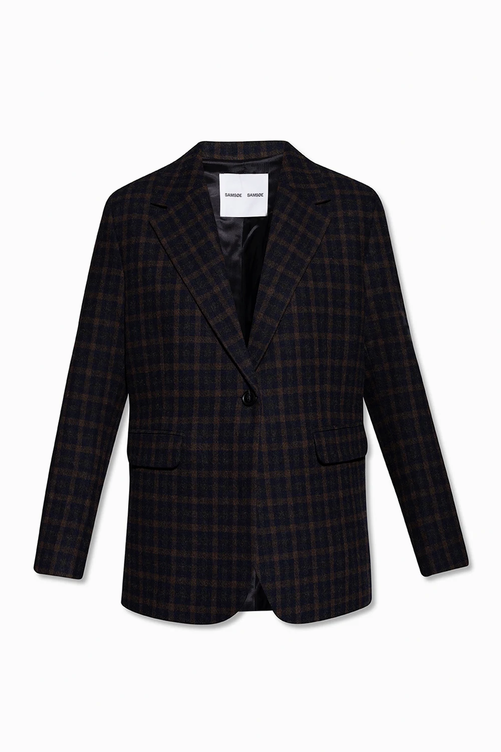 Checked blazer