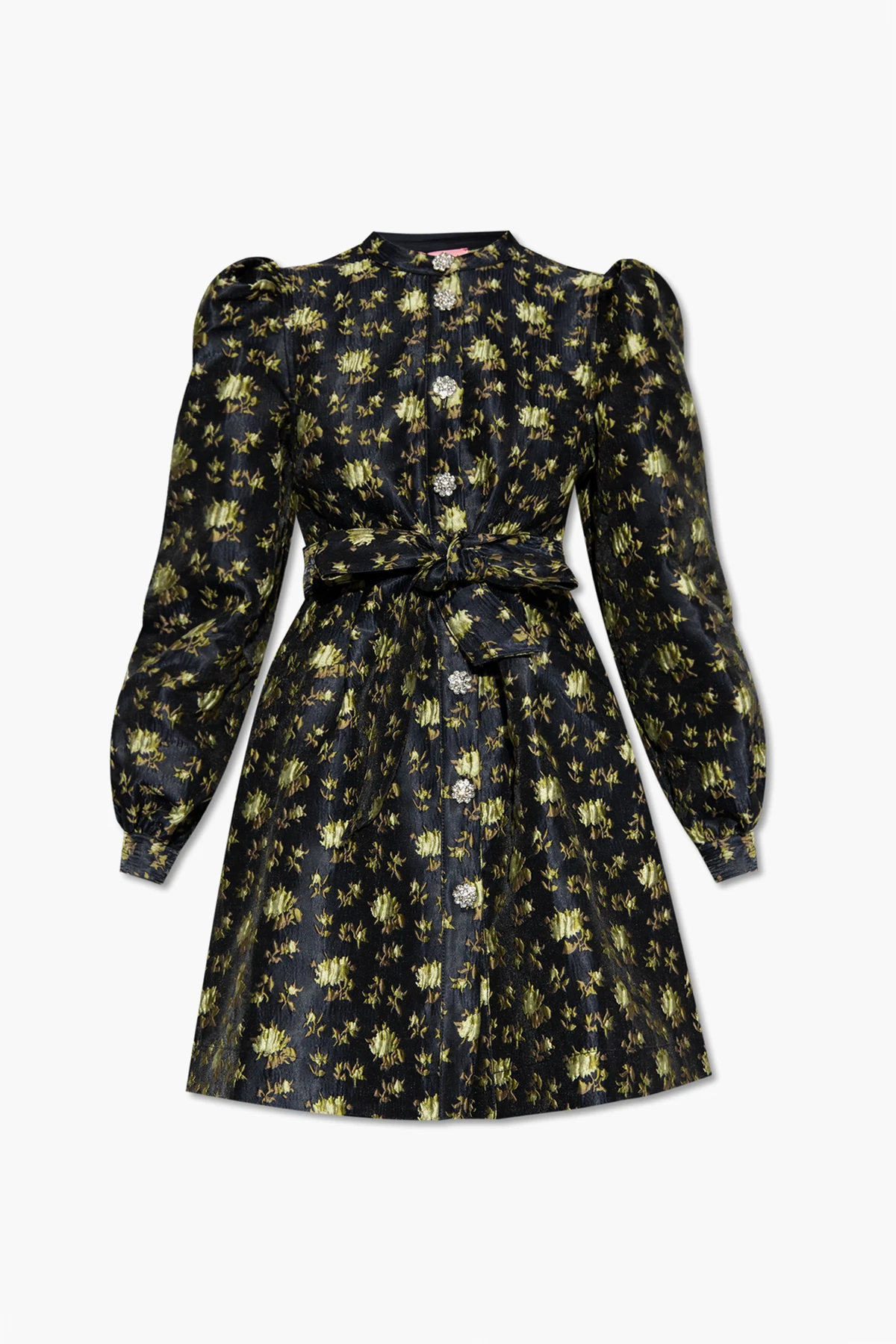 ‘Lynett’ dress with jacquard pattern