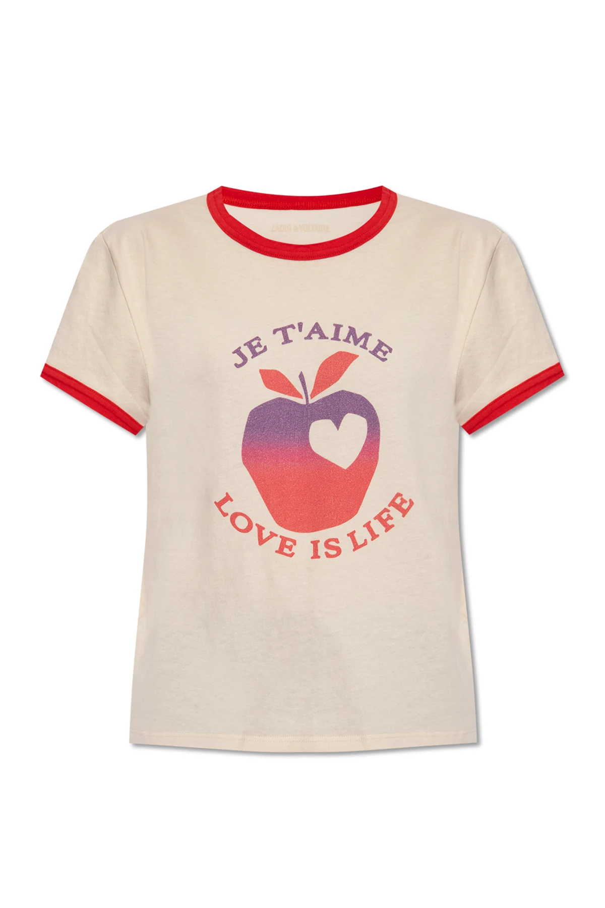 ‘Walk’ T-shirt with print