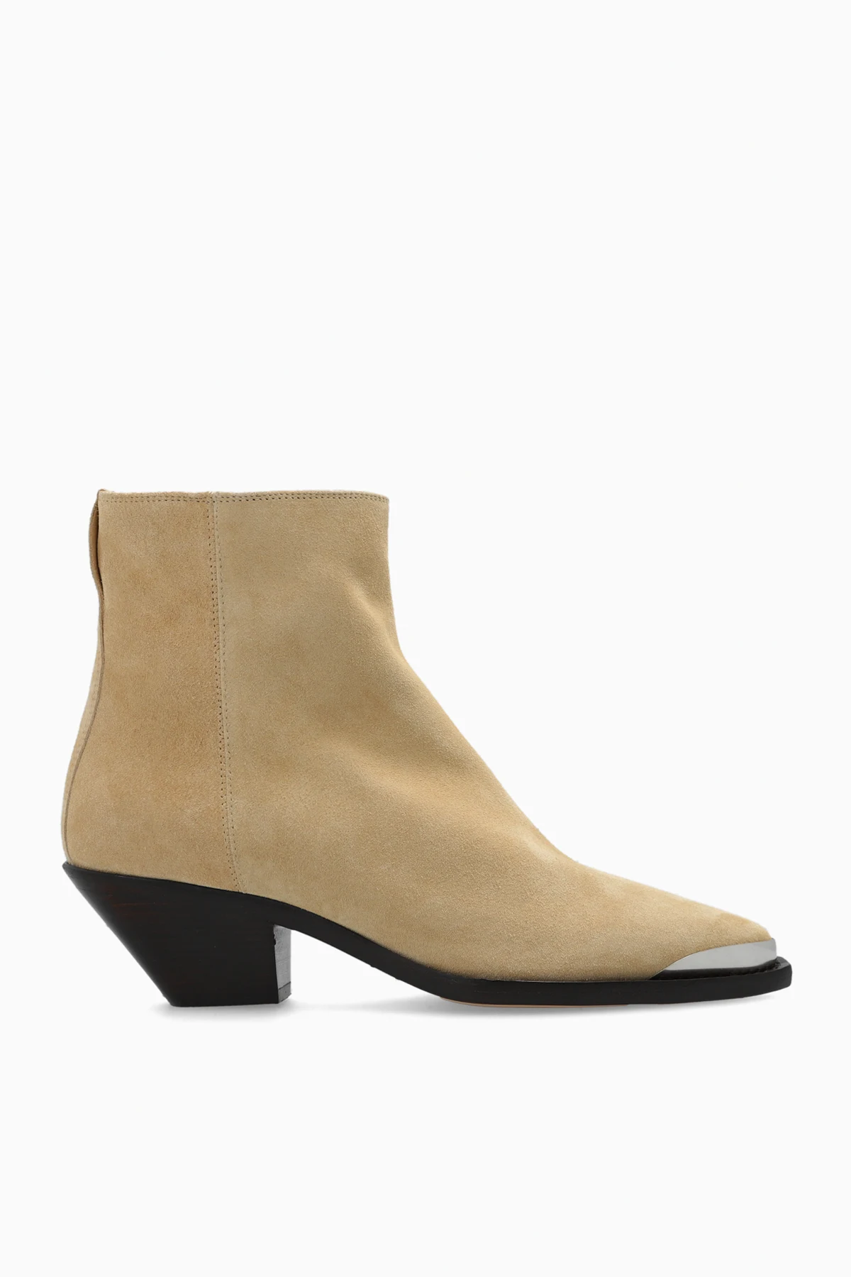 ‘Adnae’ suede heeled ankle boots
