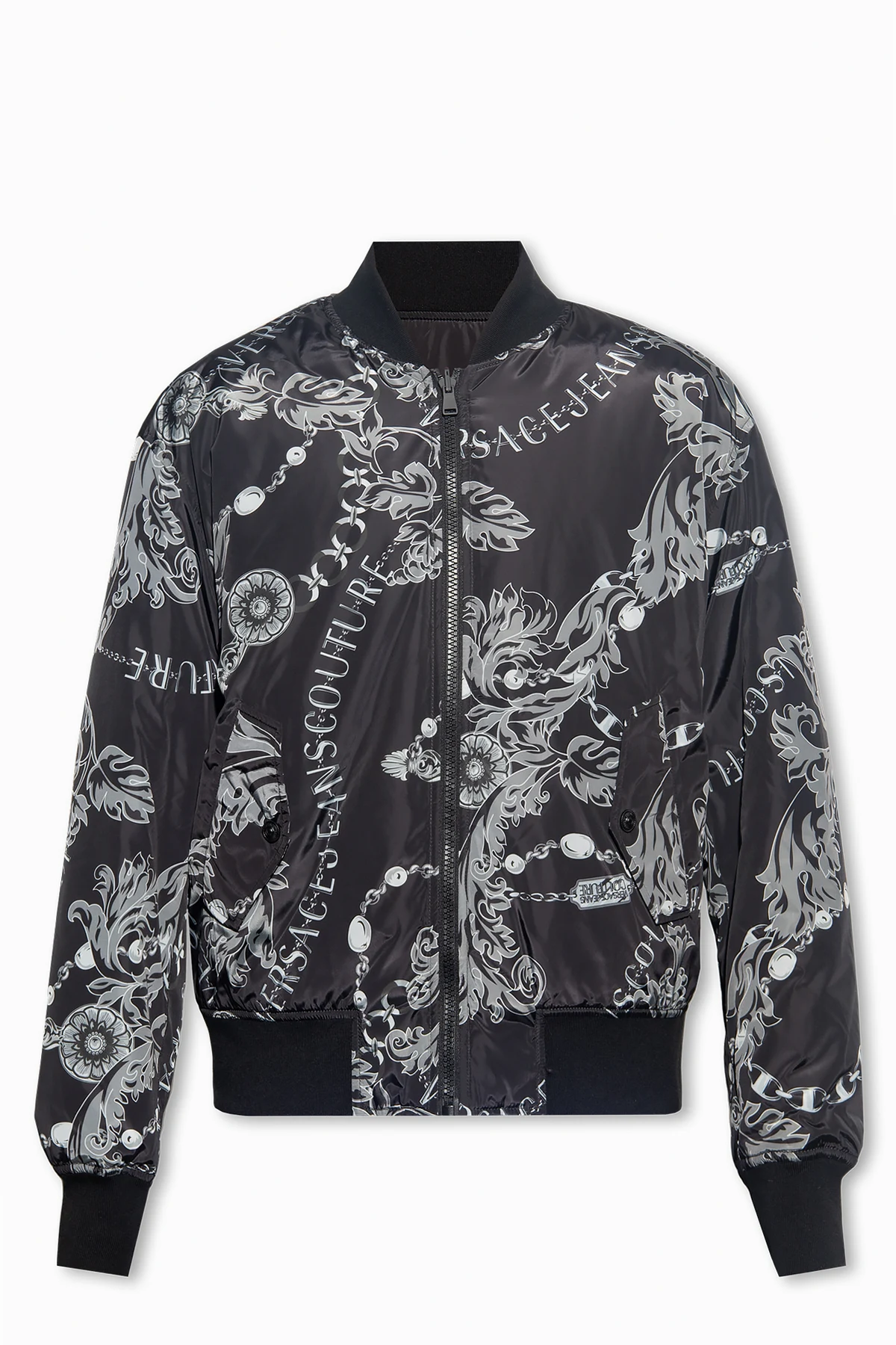 Reversible bomber jacket