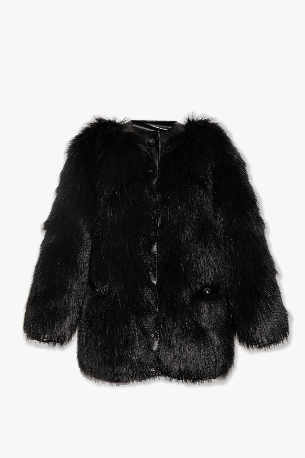 Faux fur jacket