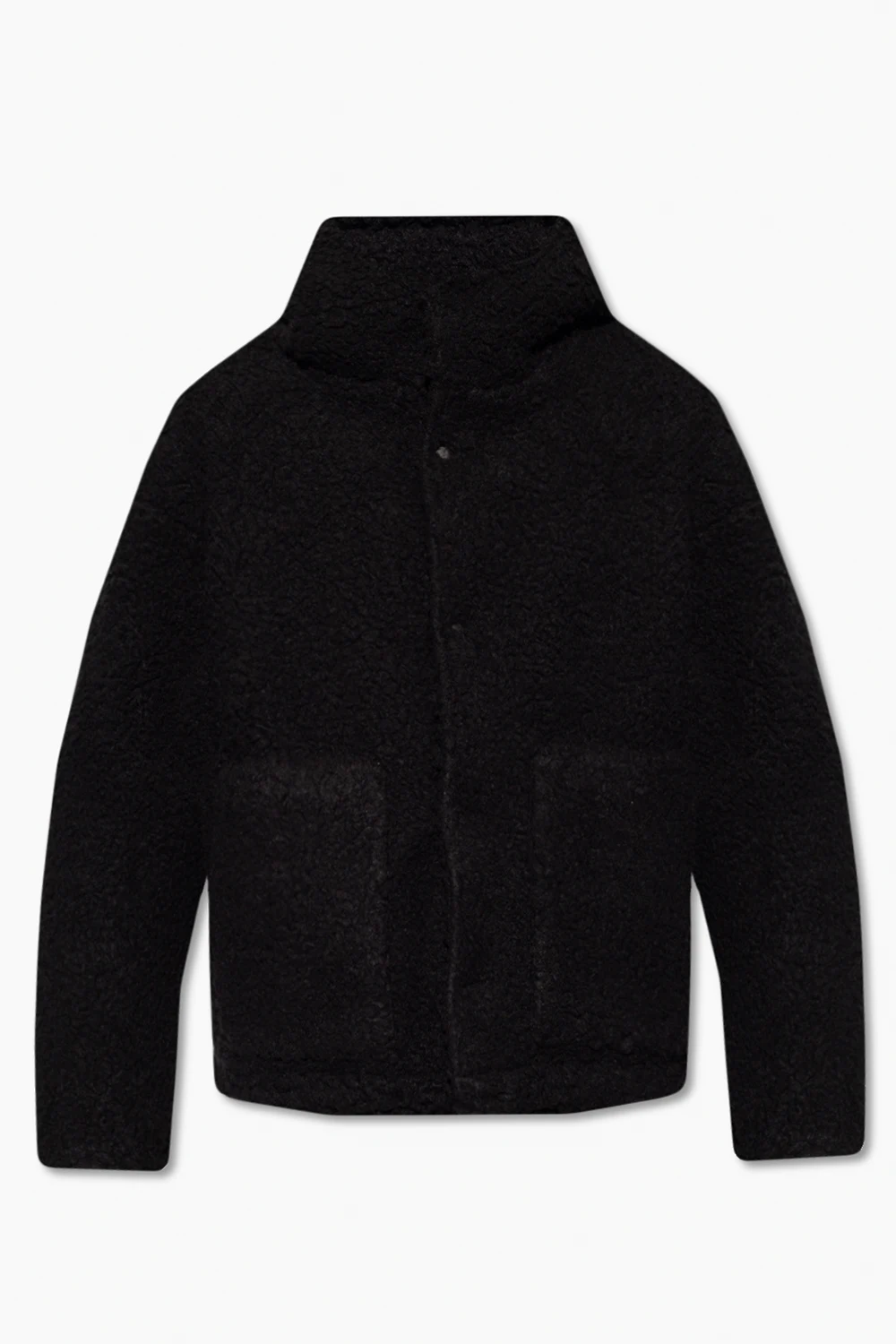 Futrzana kurtka z kapturem