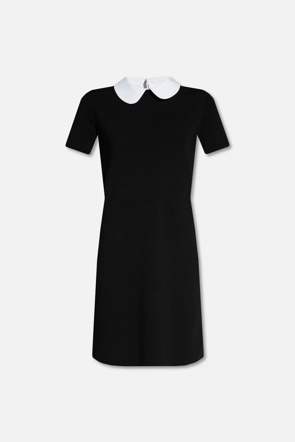 Dress with detachable collar