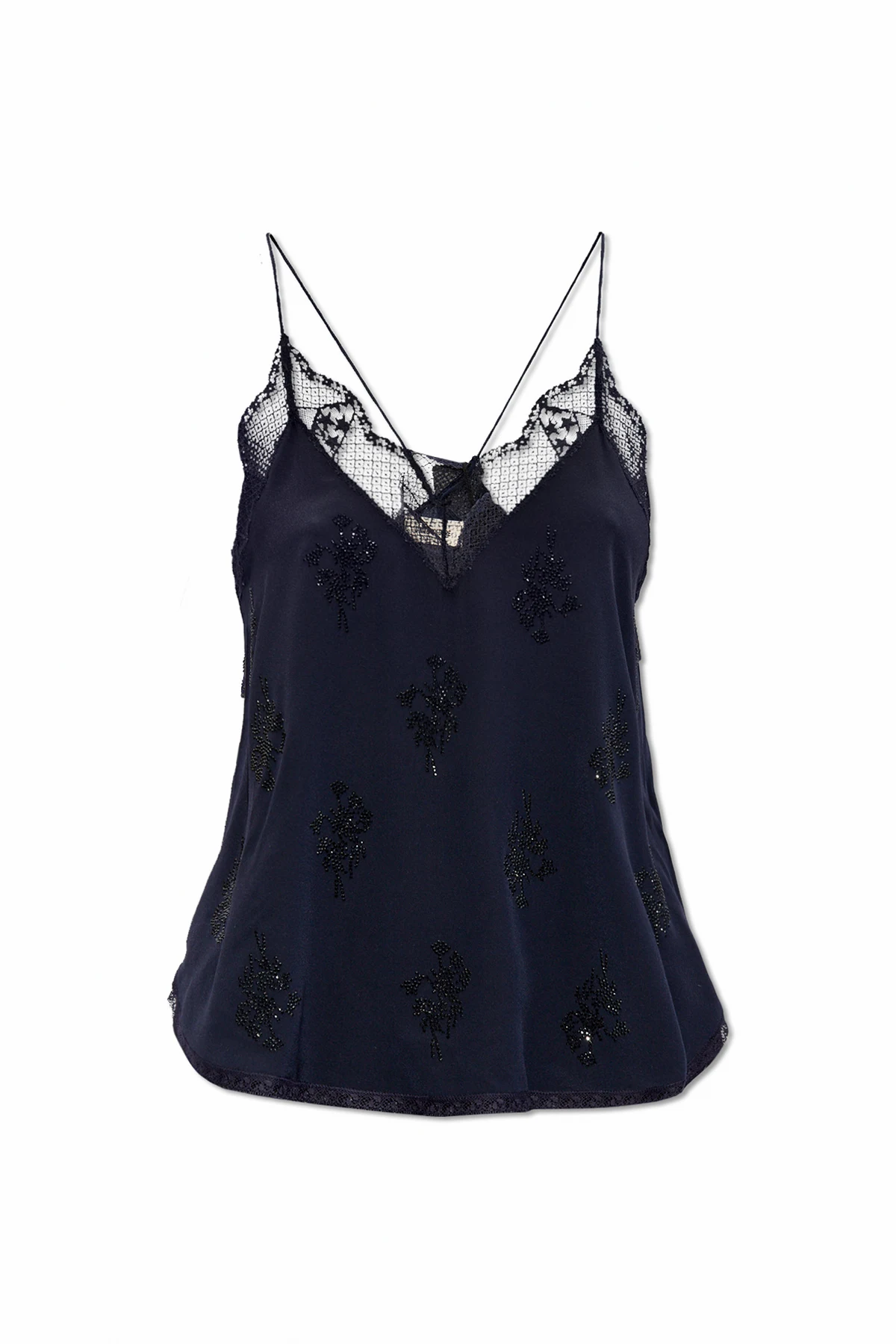 ‘Christy’ silk tank top