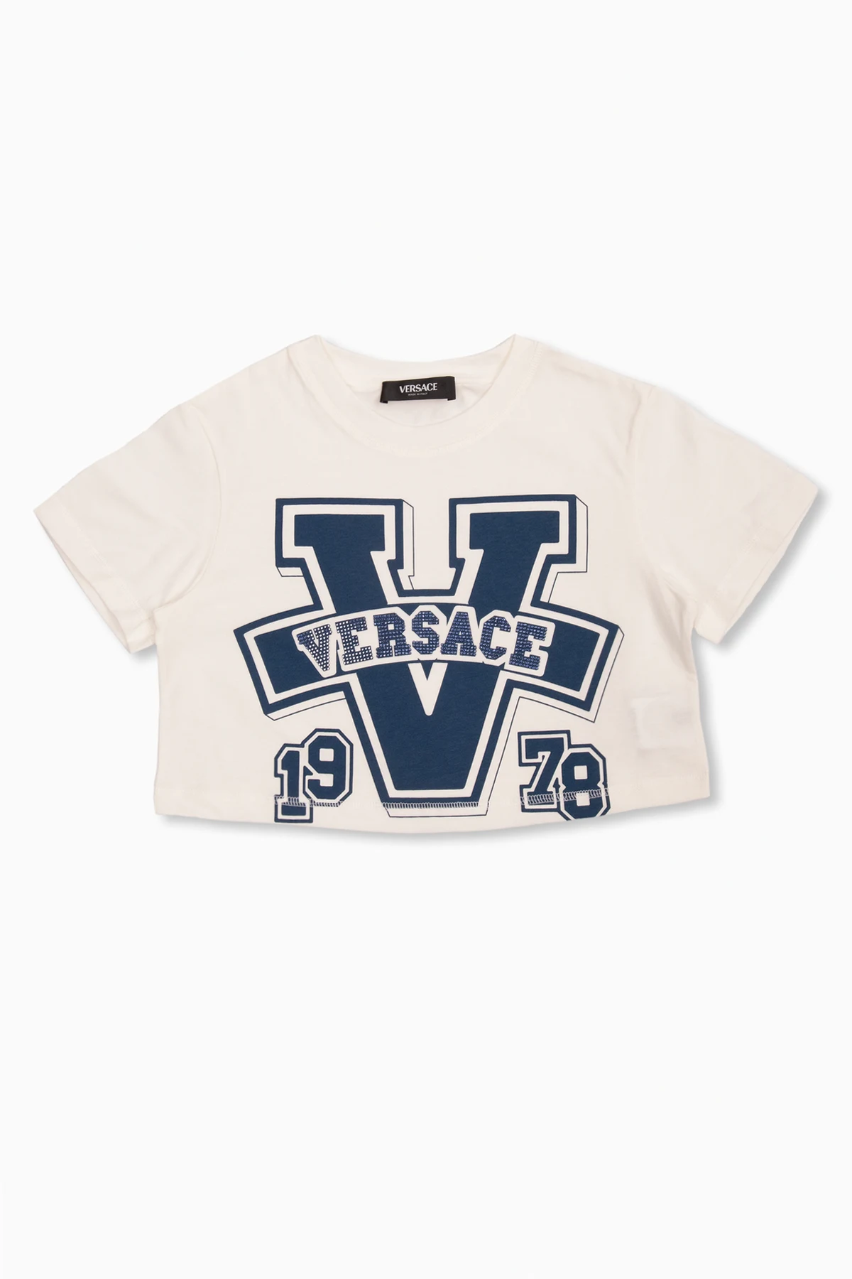 Krótki t-shirt z logo