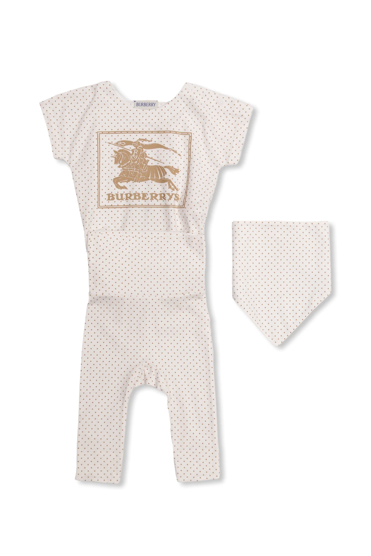 Baby gift set: bodysuit, pants & bib