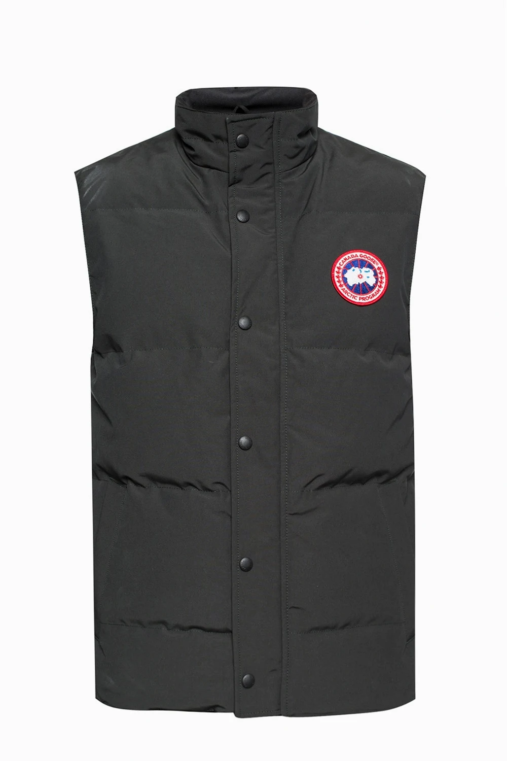 'Garson' branded quilted vest