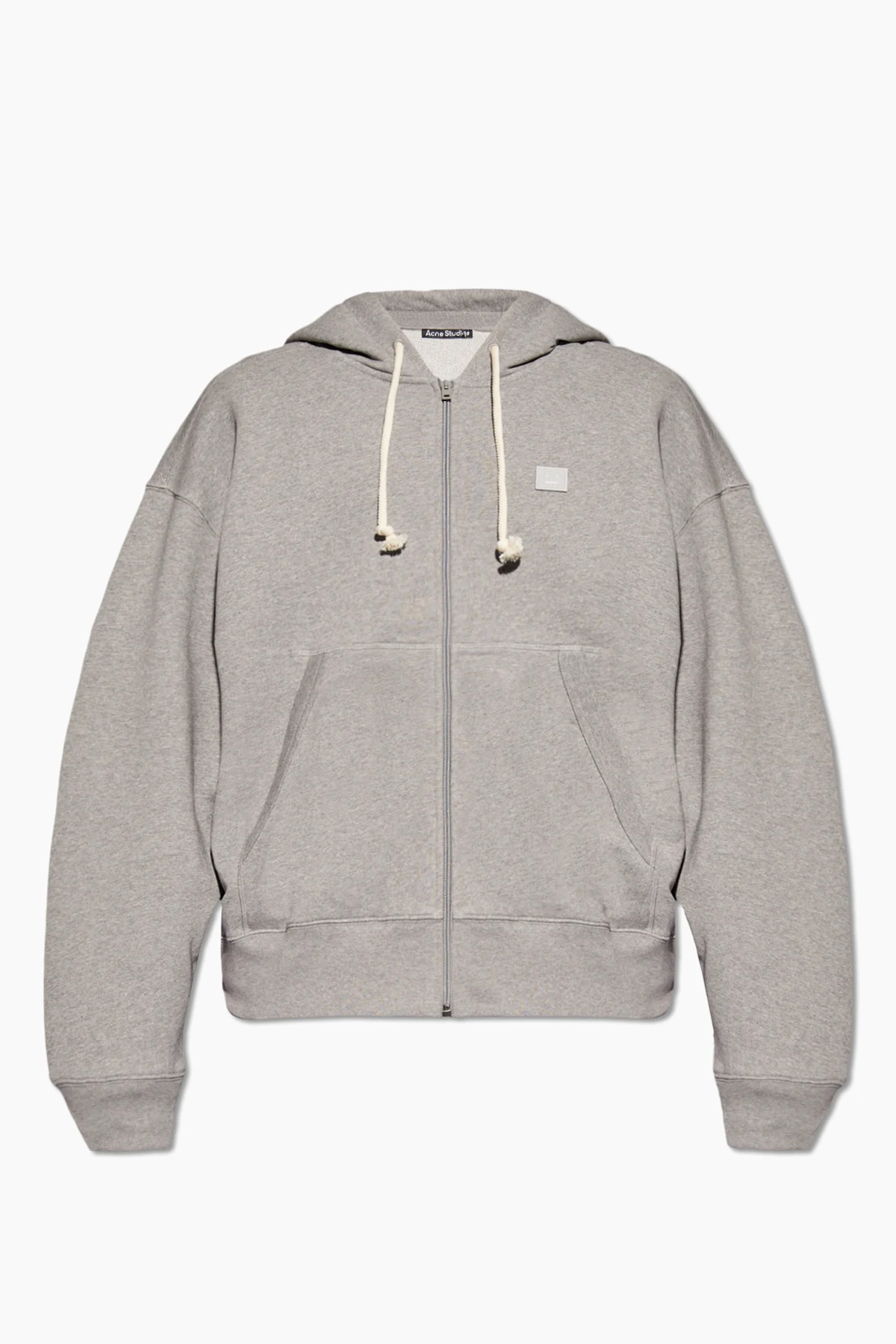 Hoodie with logo patch