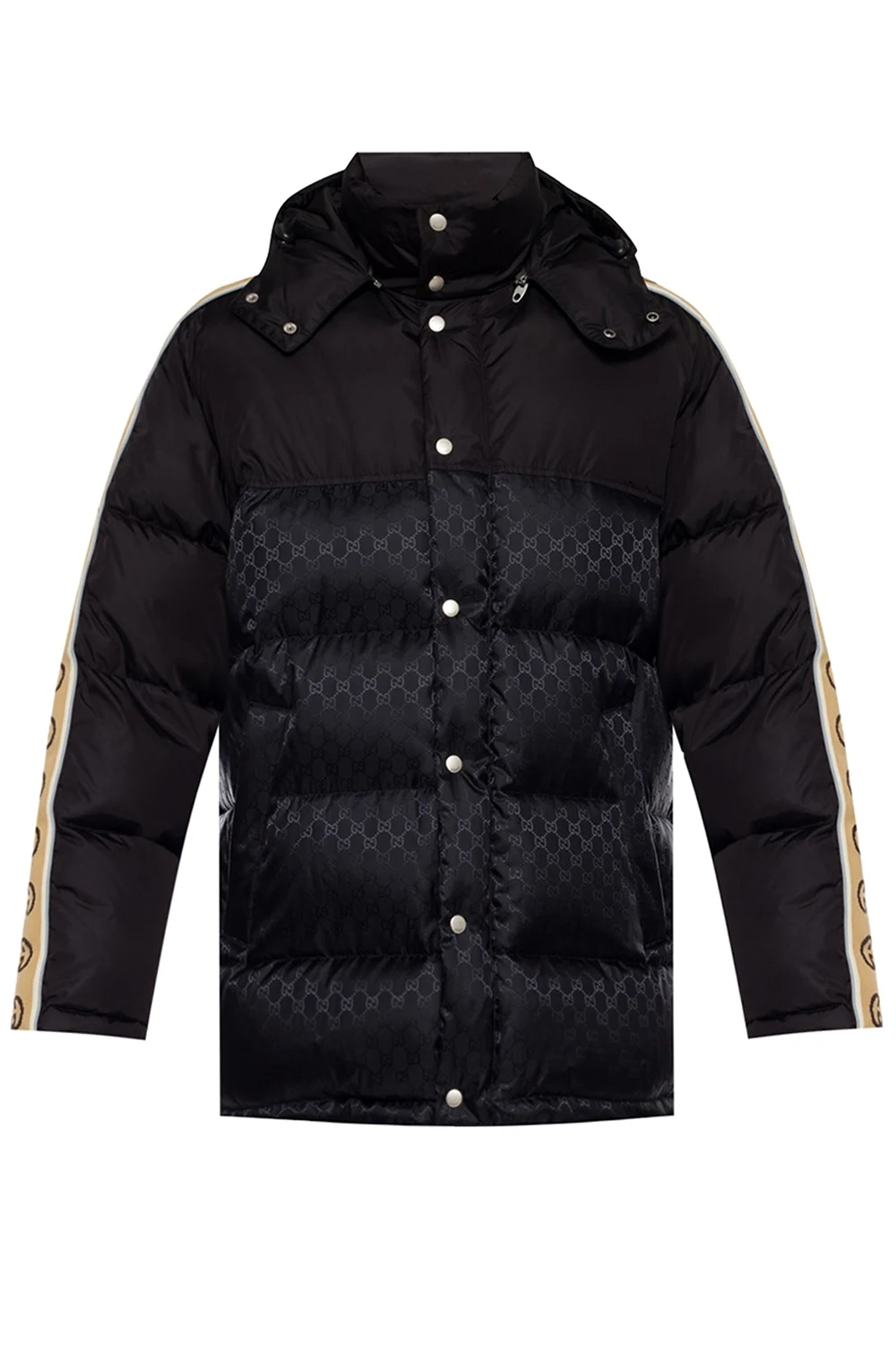 Quilted down jacket