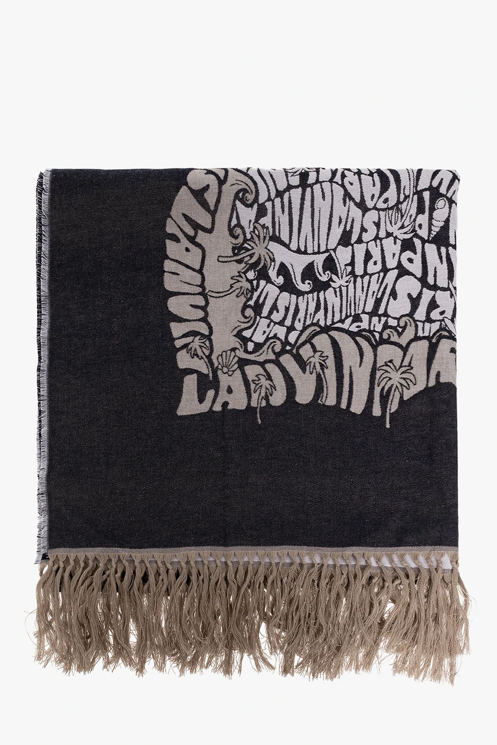 Beach blanket with logo