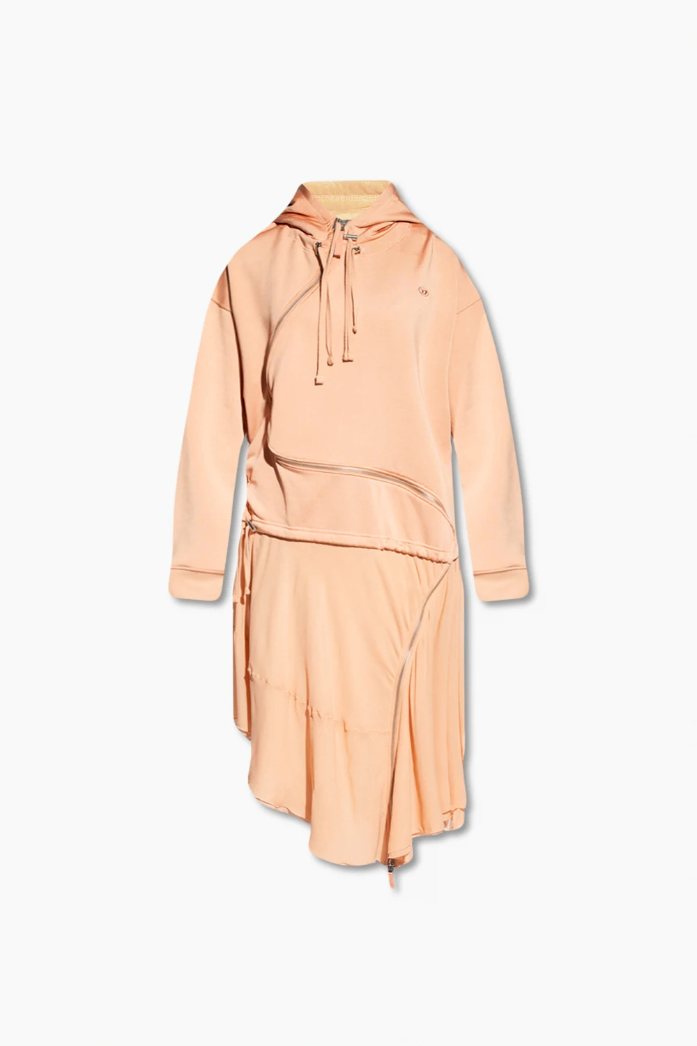 ‘D-ABANAZIP’ hoodie dress