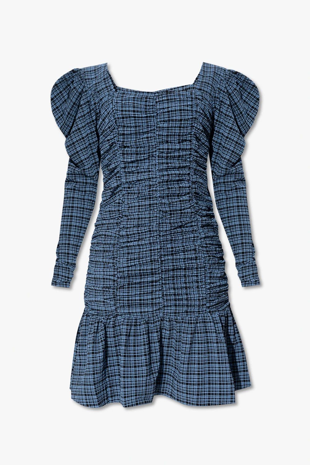 Dress with gathers