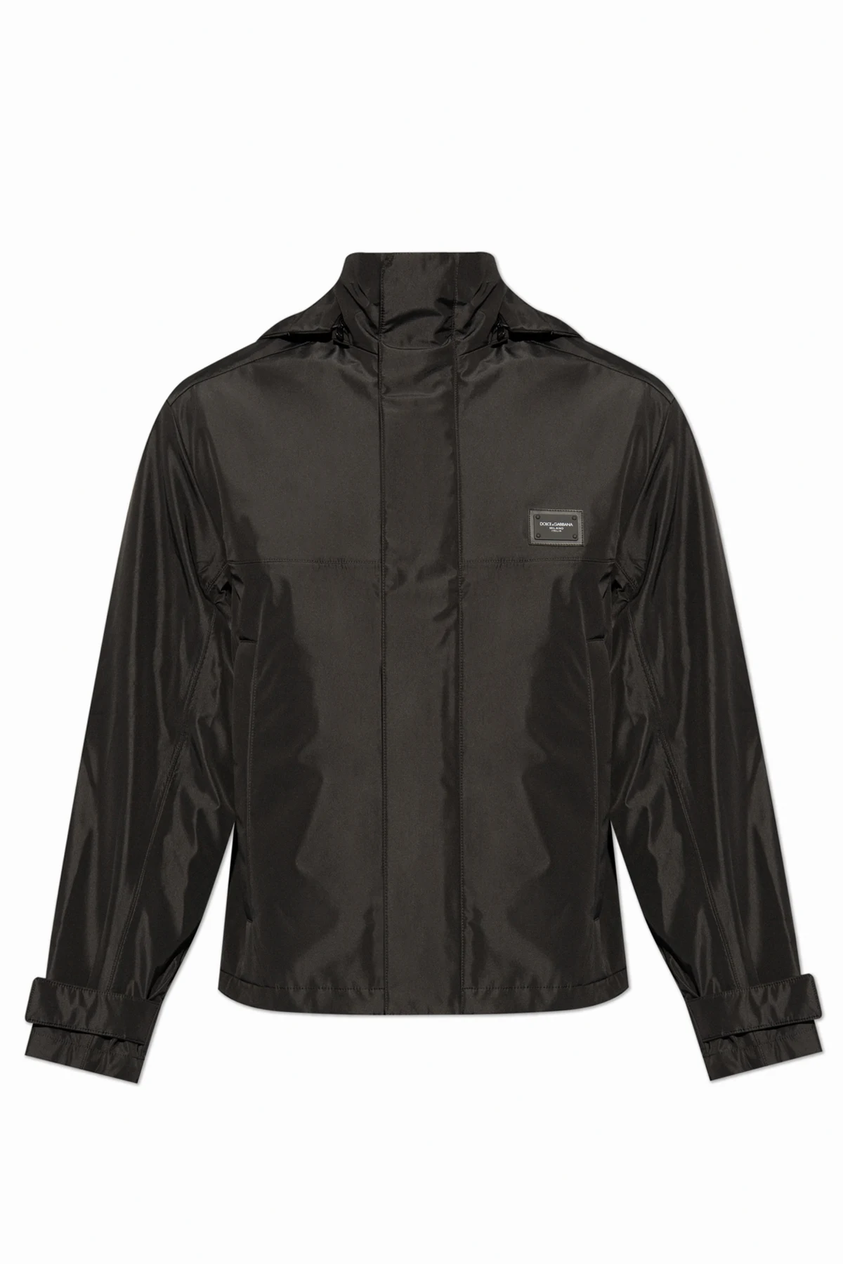 Logo-appliquéd jacket