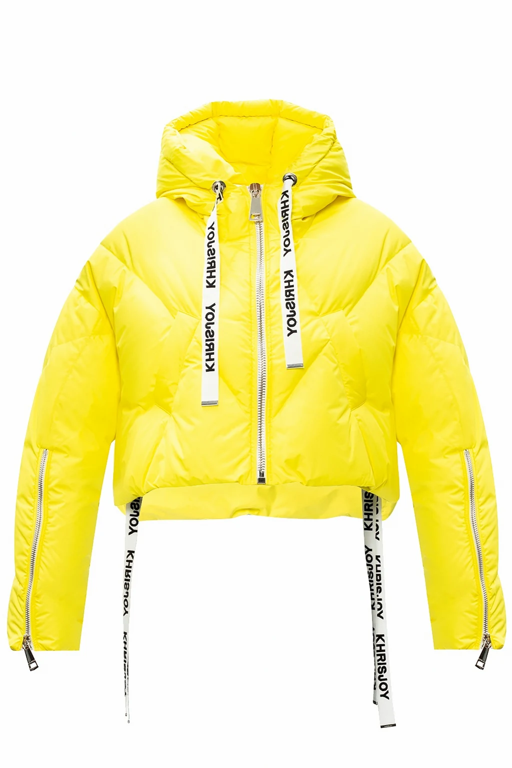 Down jacket with logo