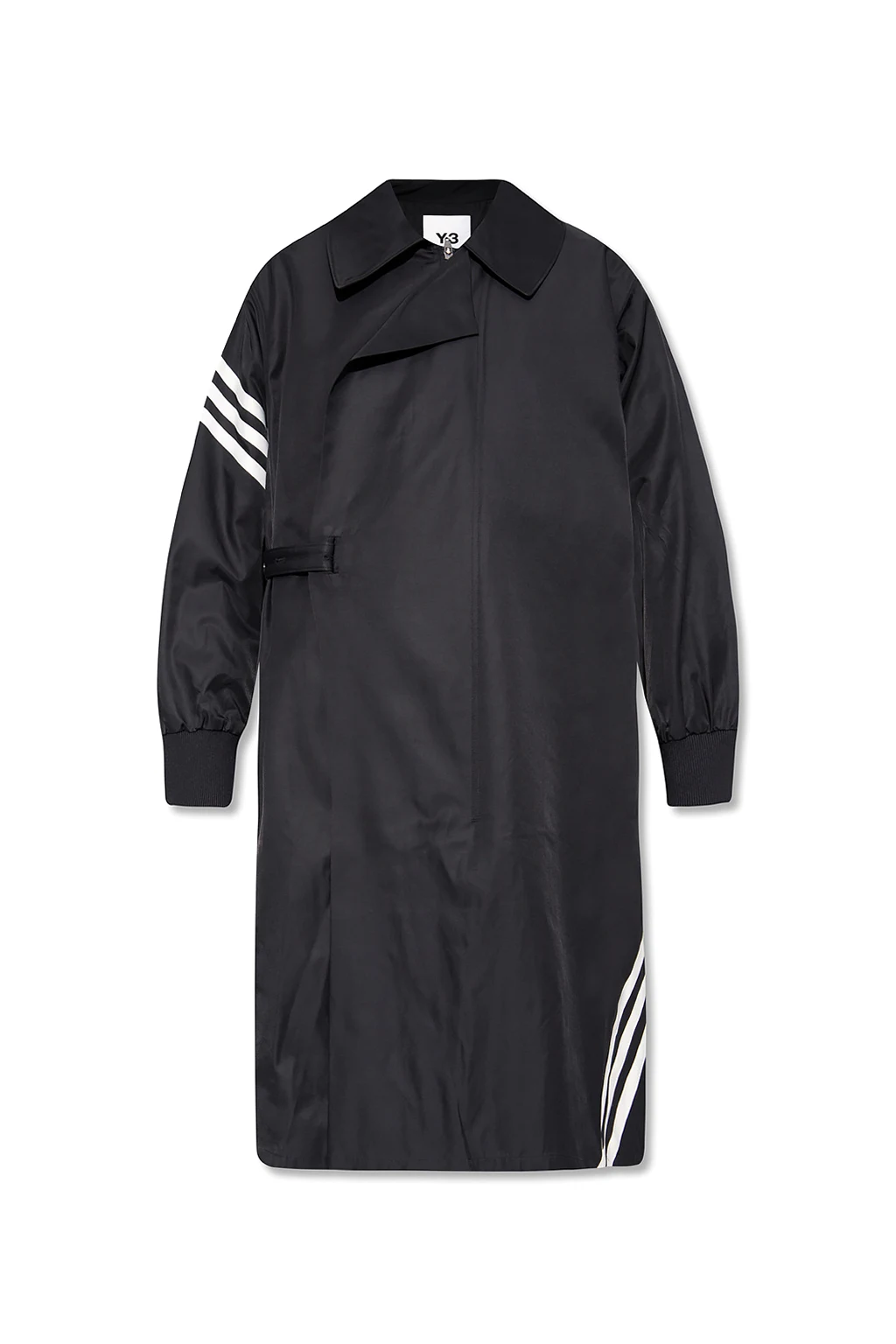 Coat with logo
