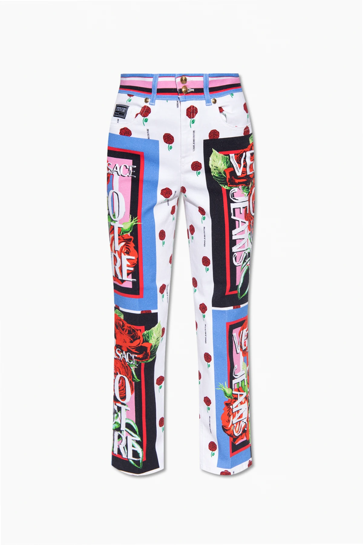 Patterned jeans