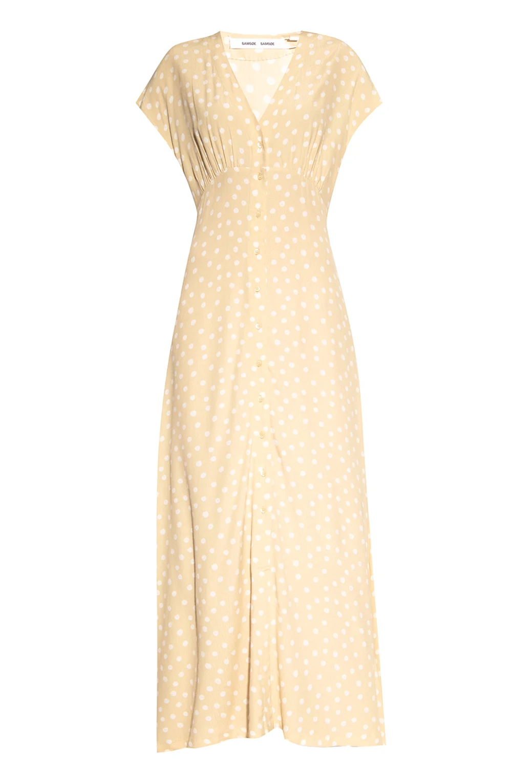 Dress with polka dots