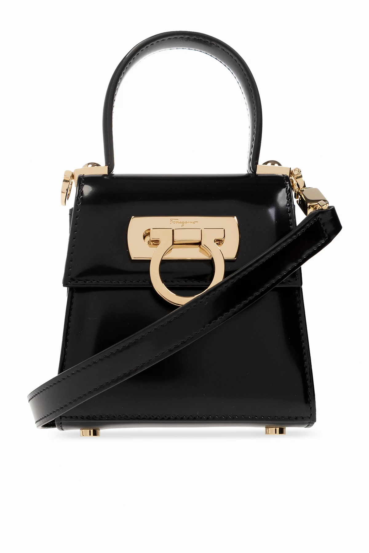 Mini leather shoulder bag