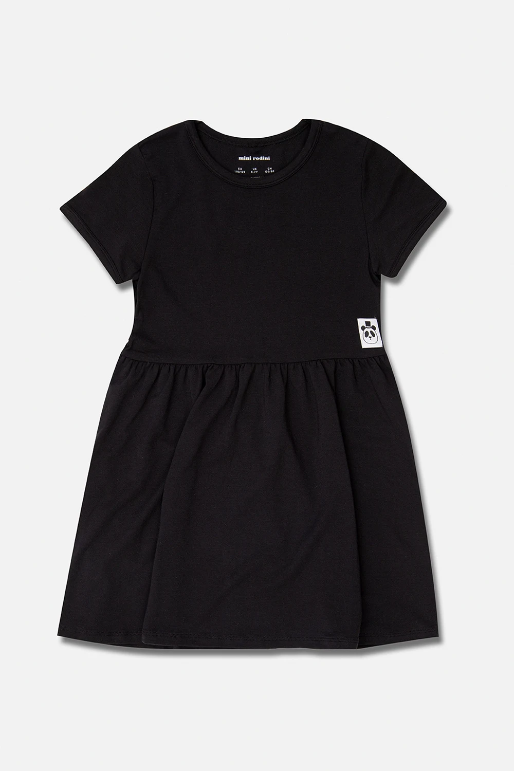 Logo-patched dress