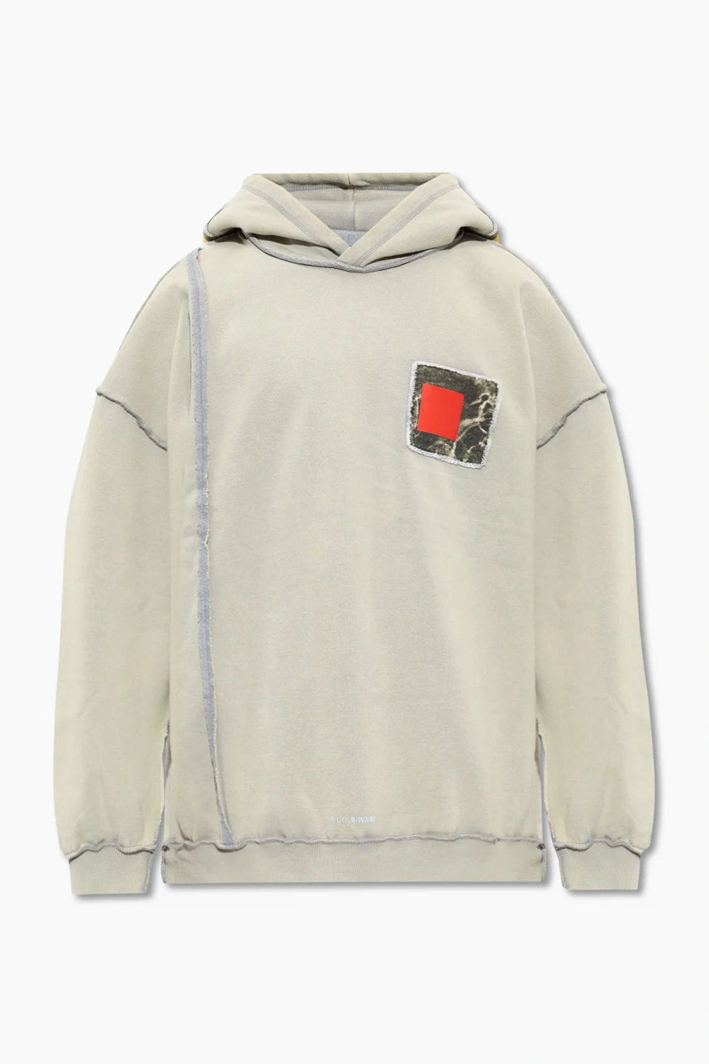 Hoodie with patches