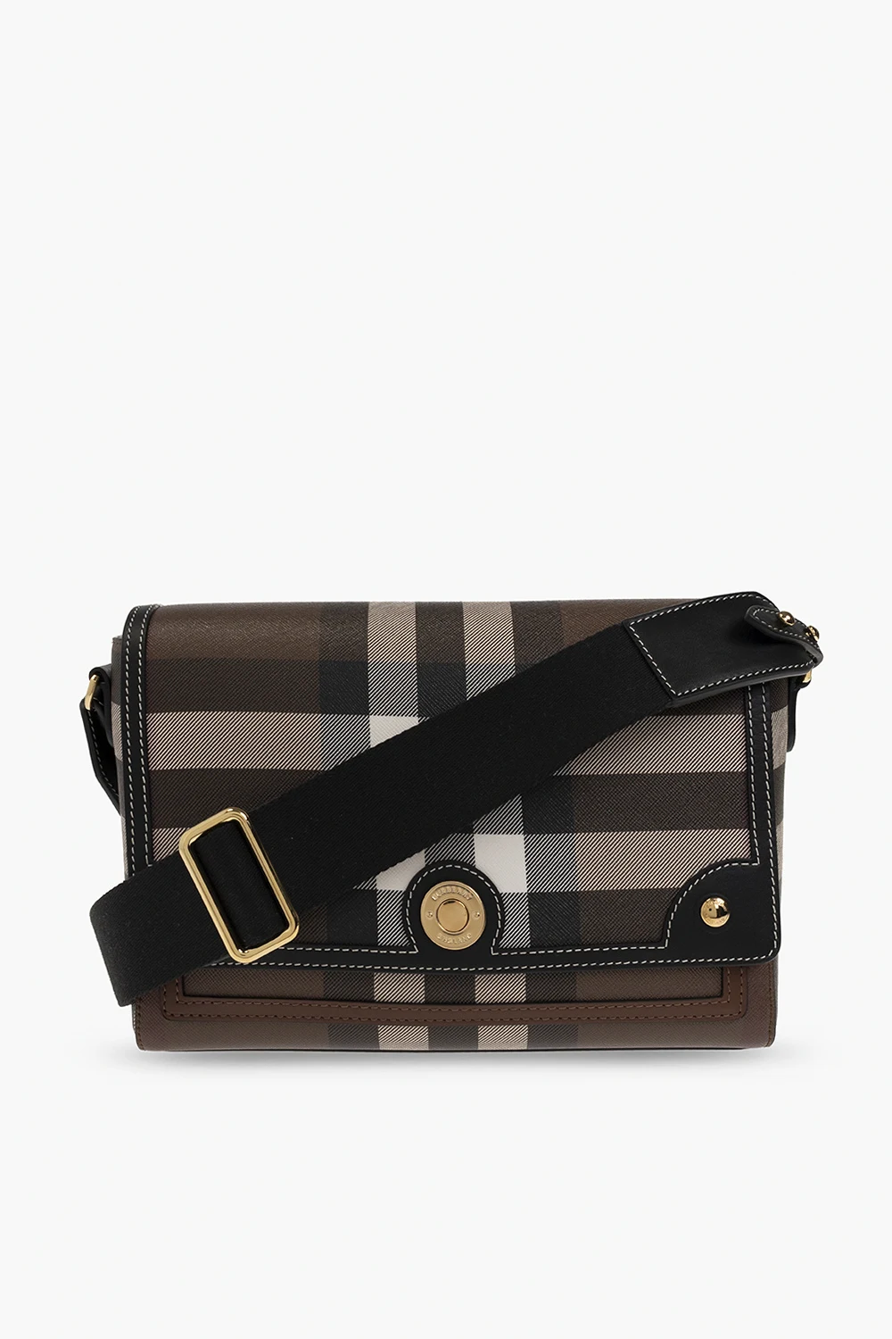 Checked shoulder bag