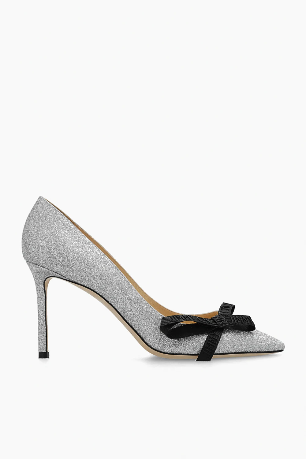 ‘Romy’ stiletto pumps with glitter