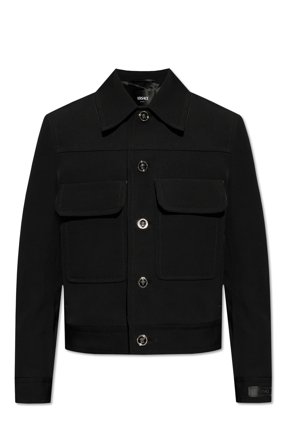 Jacket with buttons