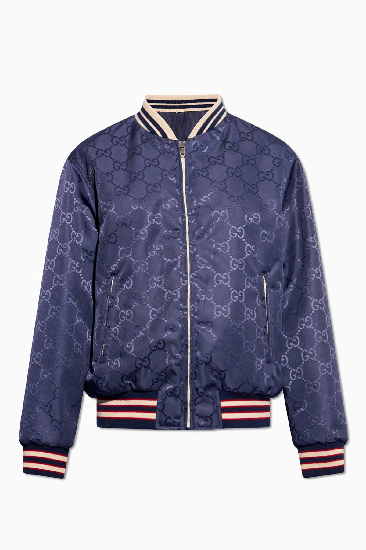 Reversible bomber jacket