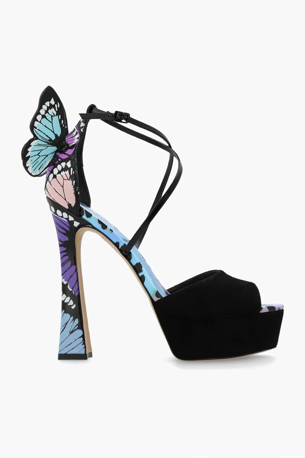 ‘Chiara’ platform sandals in leather