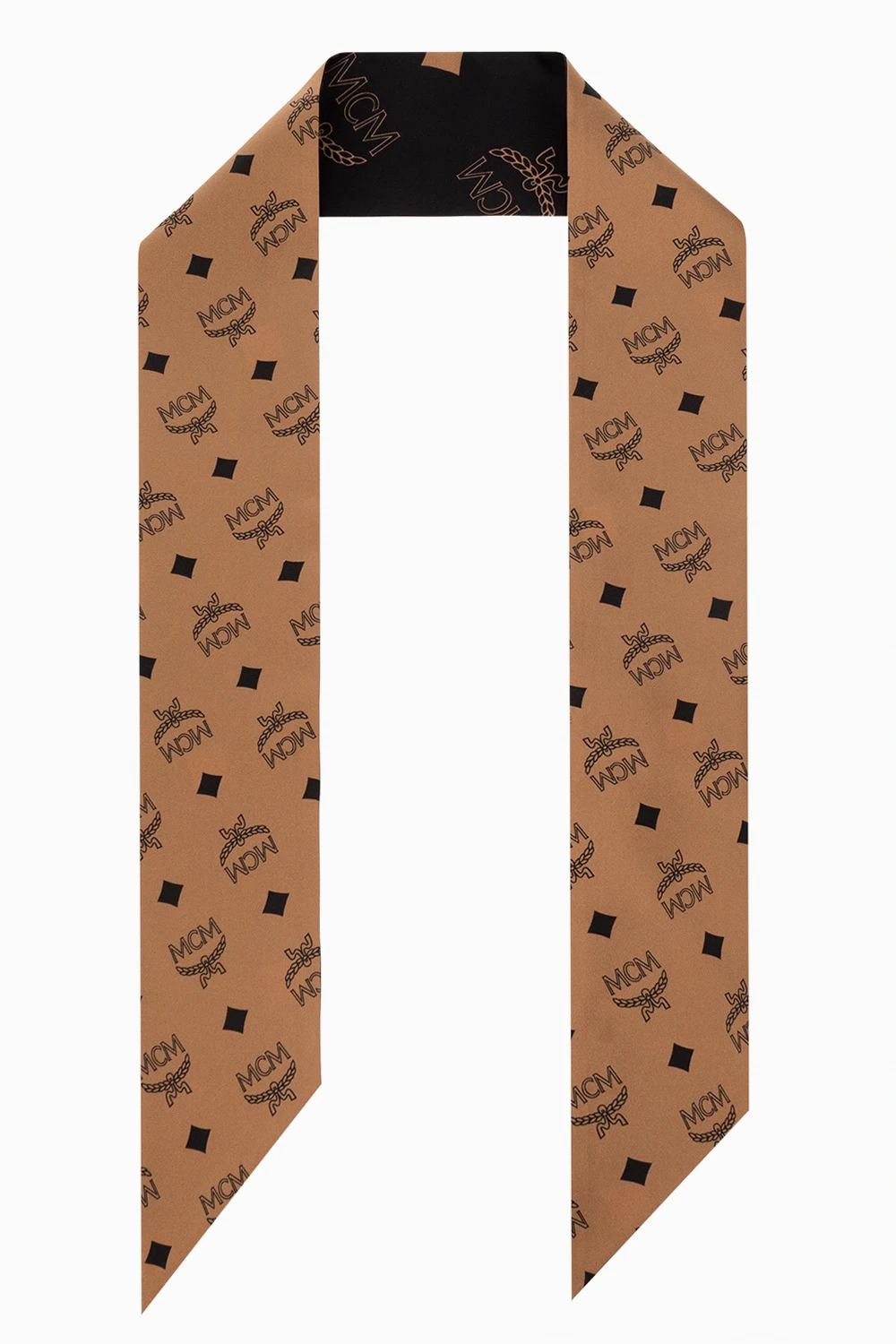 Silk scarf with monogram