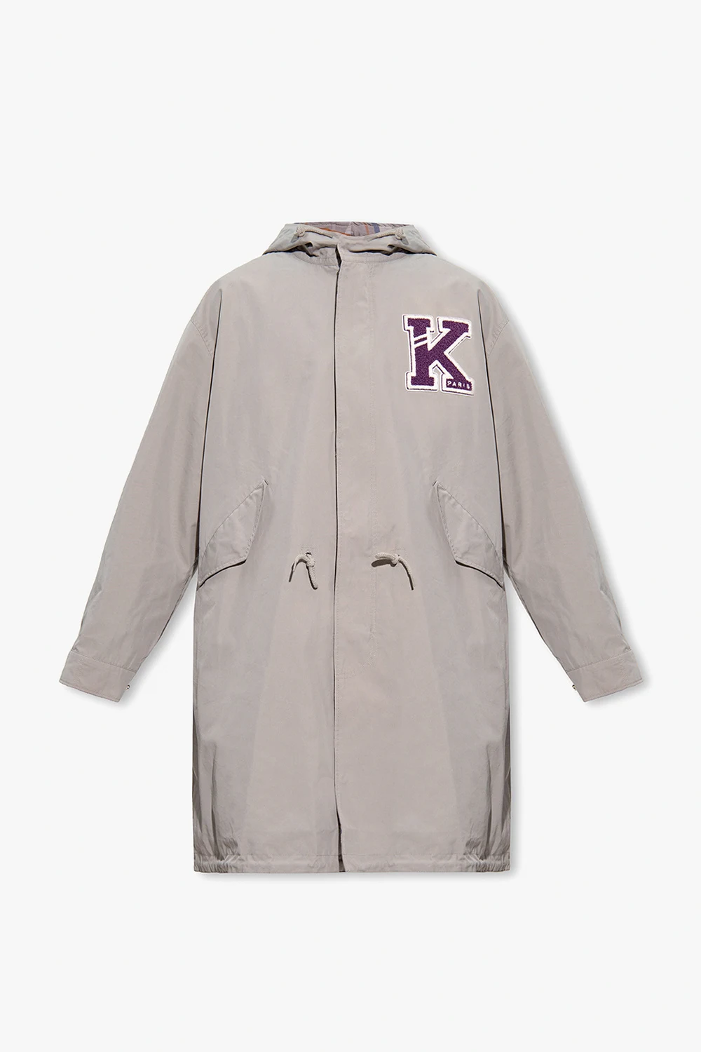 Parka z logo