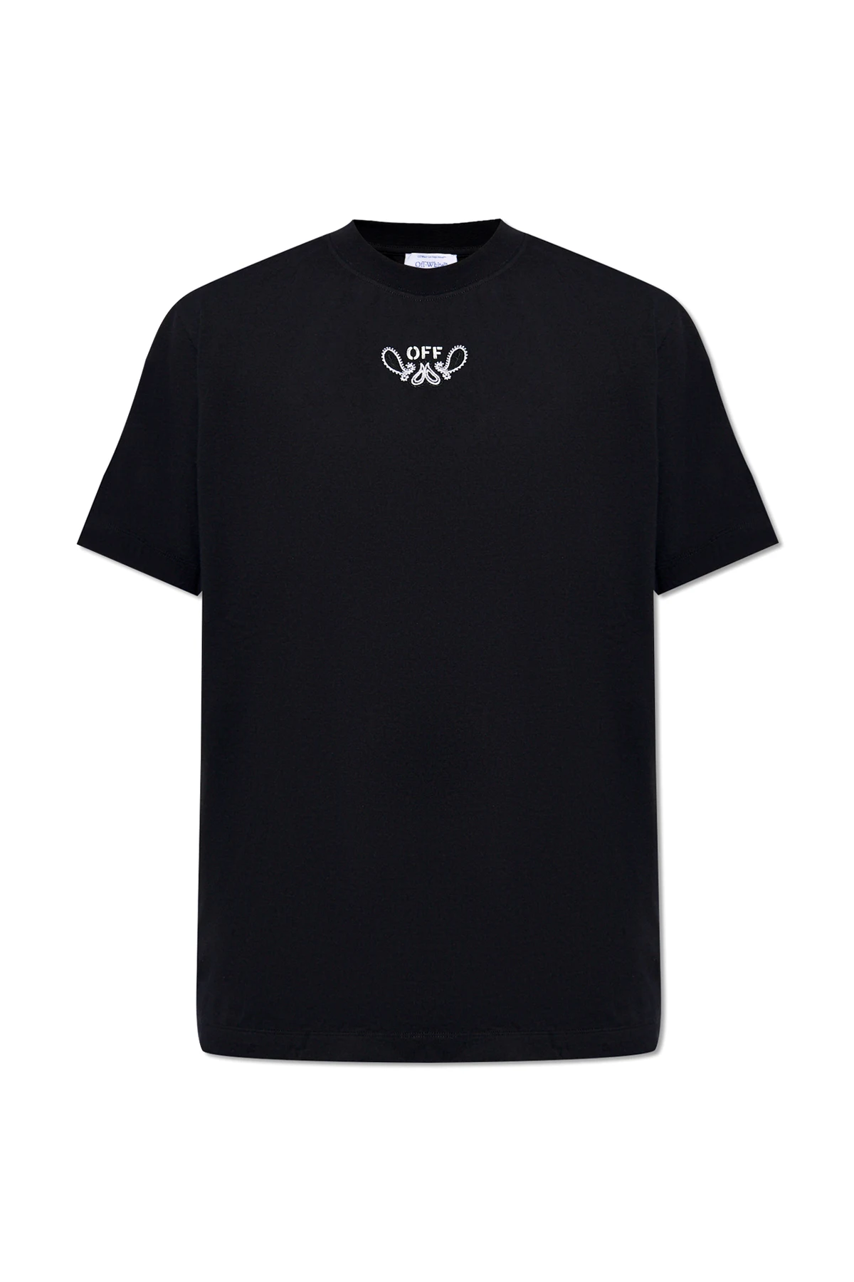 T-shirt with paisley motif