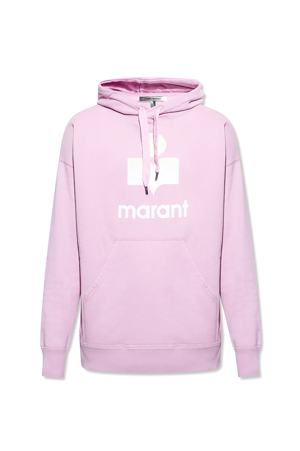 Hoodie with velvet logo