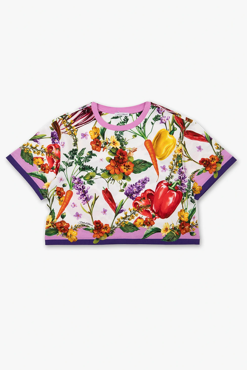 T-shirt z motywem kwiatowym