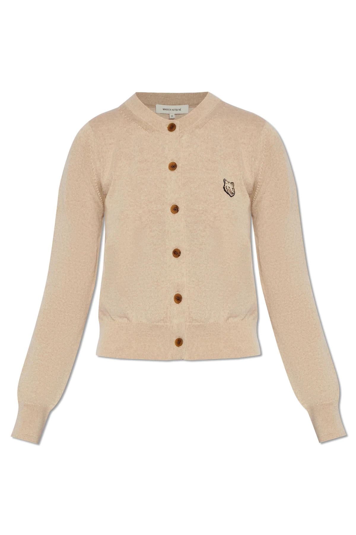 Cardigan with logo