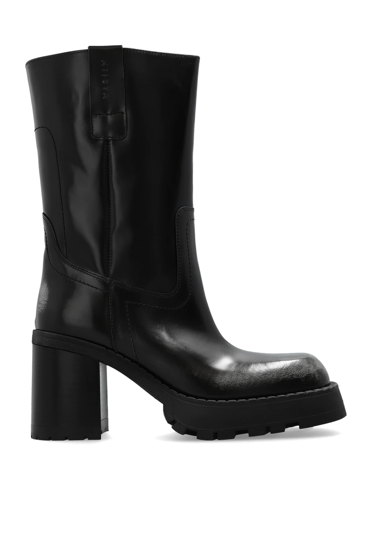 Buty ‘Daiane’ na obcasie typu ‘biker’