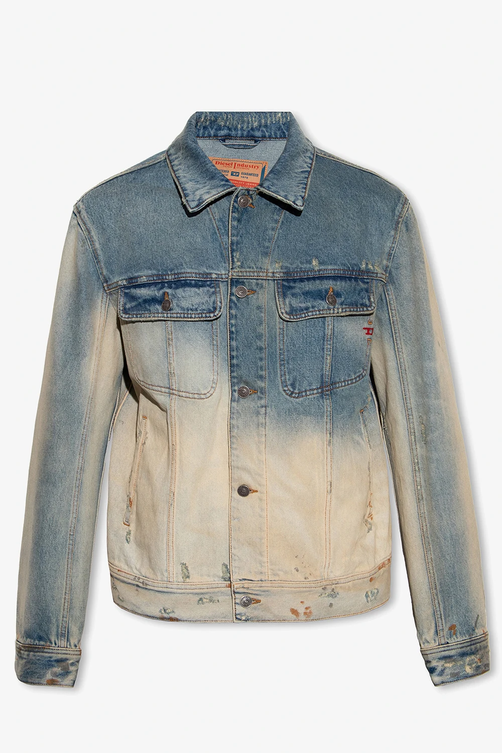 Kurtka jeansowa ‘D-BARCY’ z efektem ‘vintage’