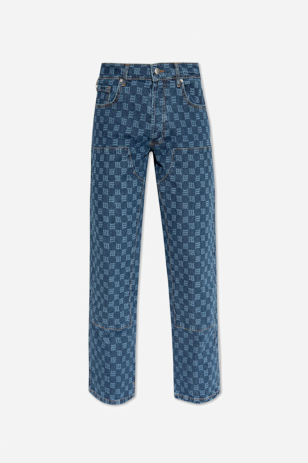 Jeans with monogram