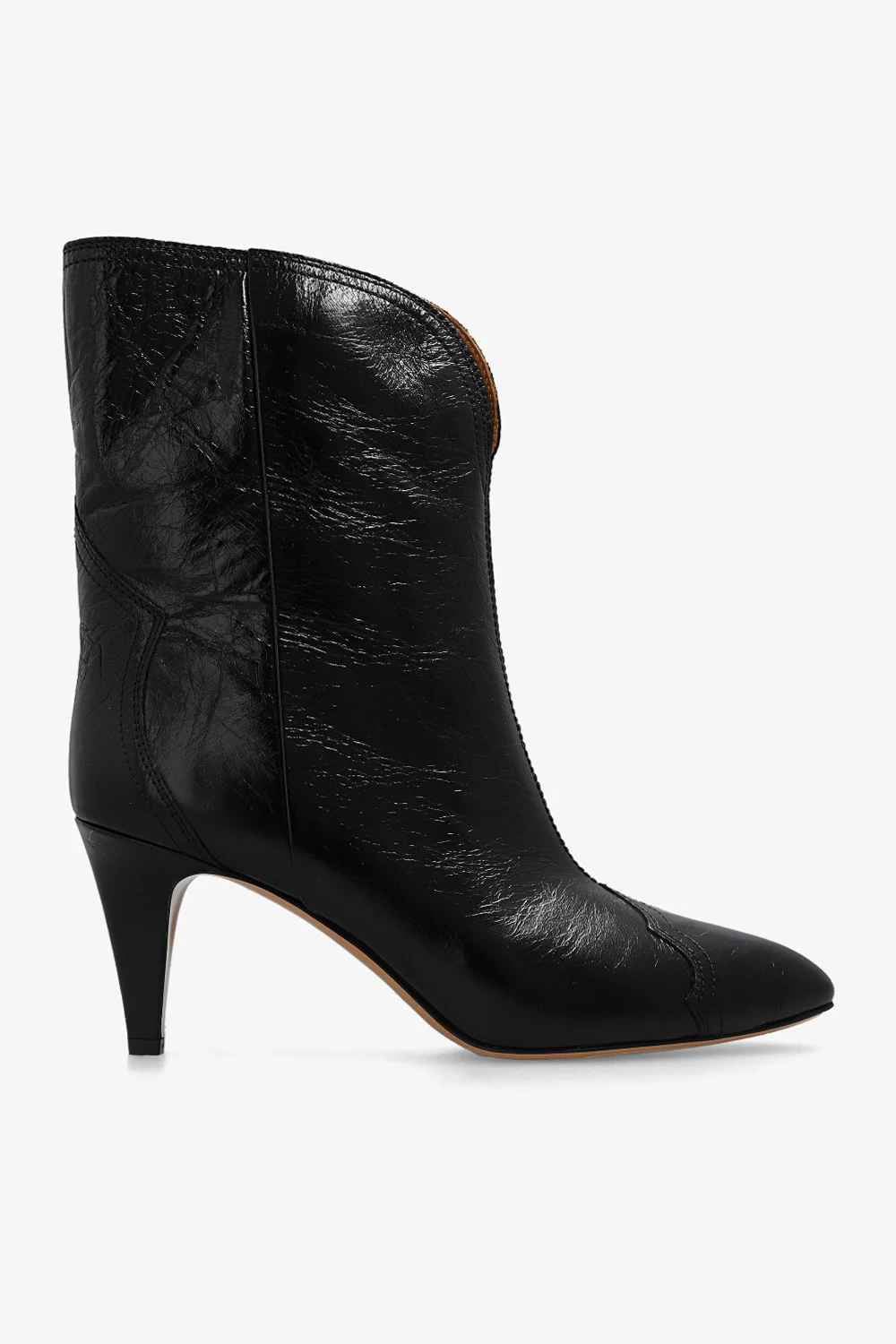 ‘Dytho’ leather heeled boots