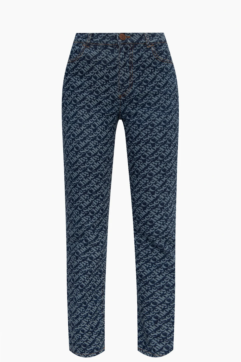 Jeans with logo