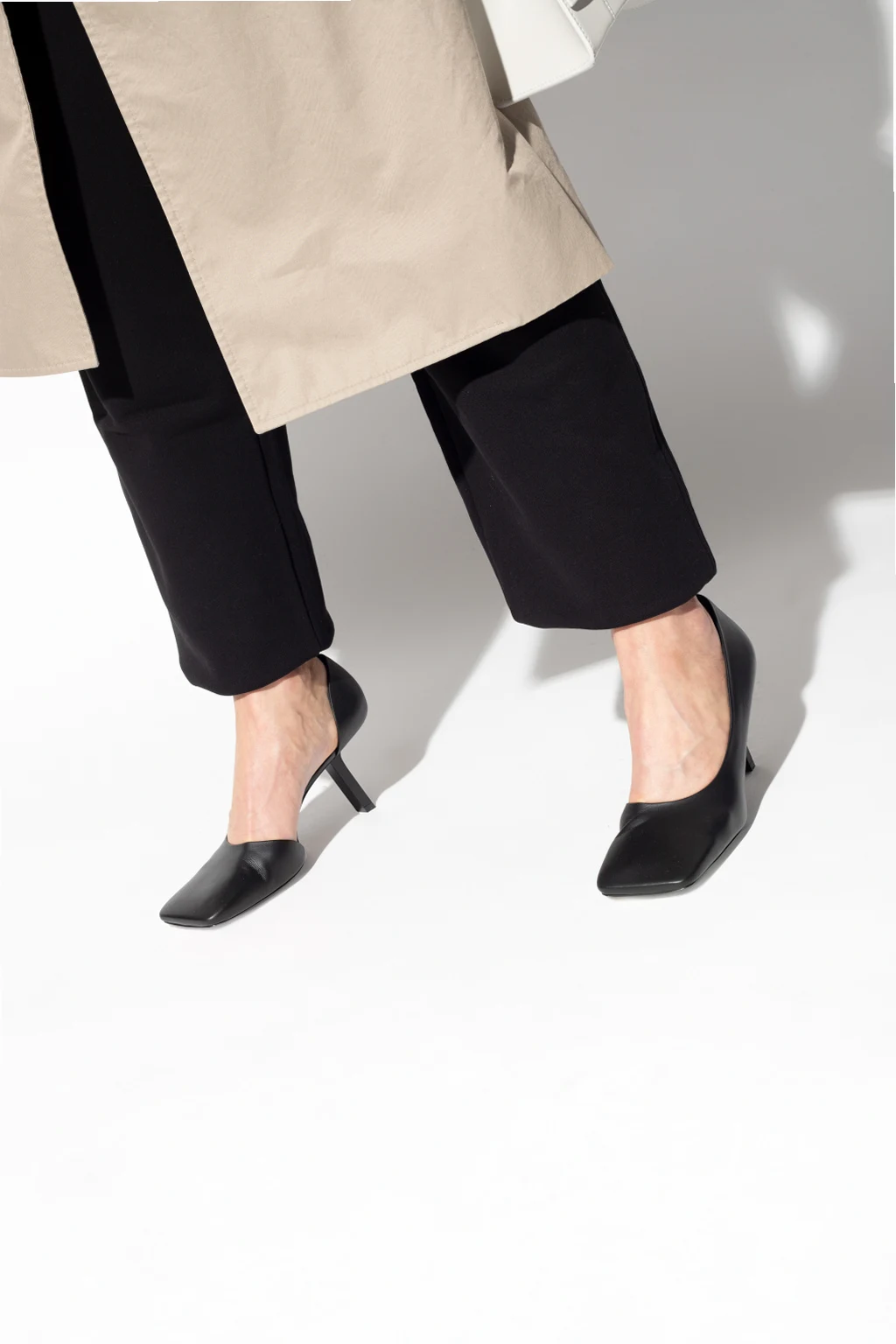 ‘Void D’Orsay’ heeled pumps