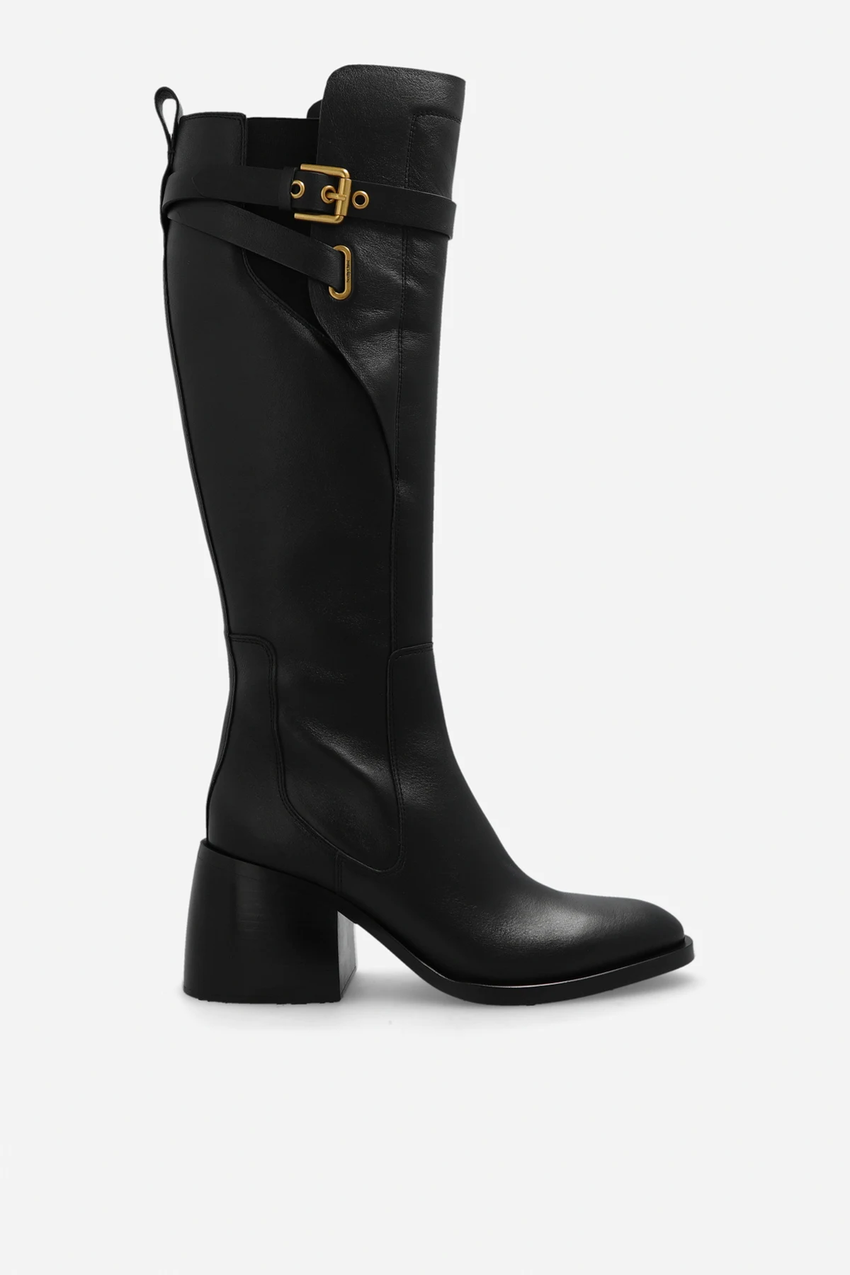 ‘Averi’ leather heeled boots