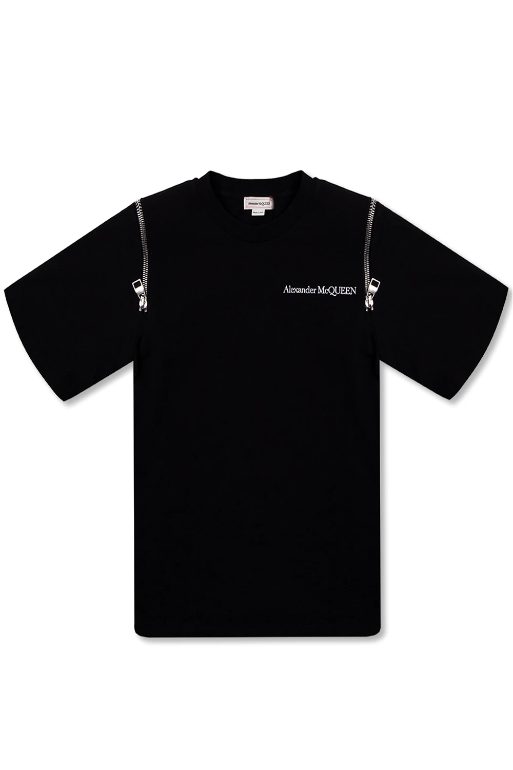T-shirt z zamkami