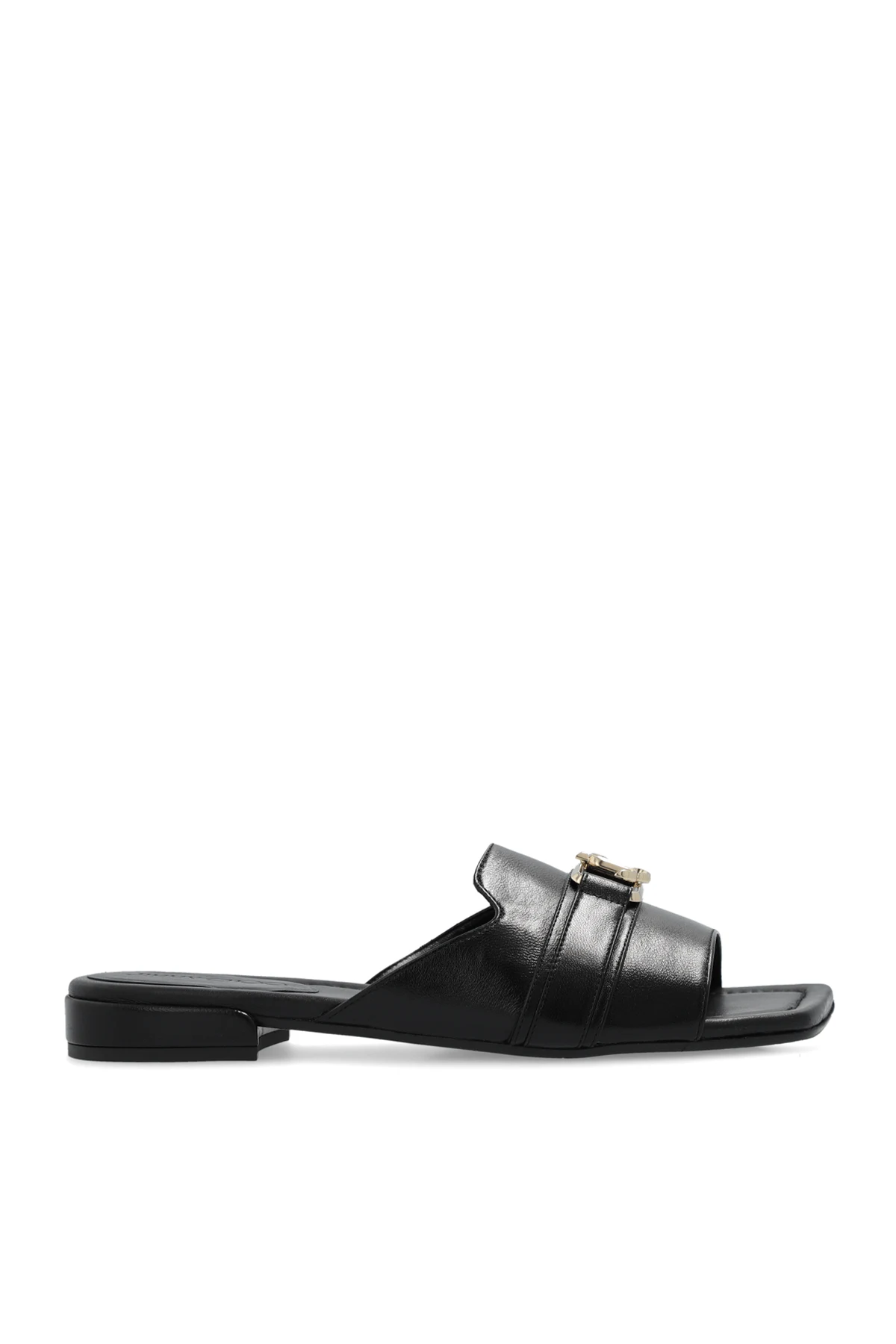 ‘Nako’ leather slides
